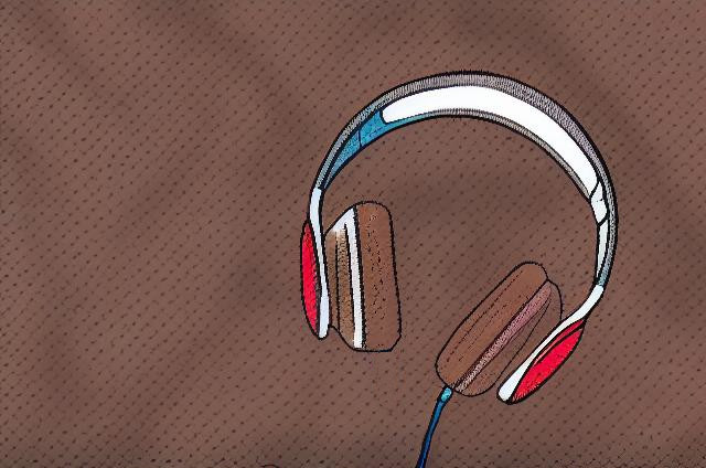 Furry Headphones to listen to Accessible Transcripts